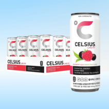 셀시어스 오리지널 라즈베리 아사히 그린티 325ml 24can 피트니스 드링크