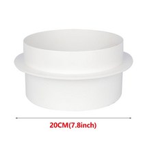 외풍 차단 댐퍼 100mm 환기 체크 밸브 인라인 덕트 주방용 가정용 그릴, 1pcs-20cm