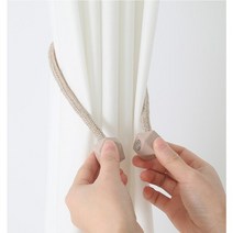 커튼끈 타이백 자석 커텐끈 커튼 정리 후사고리, 핑크