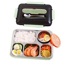 보온 도시락 통 박스 식판 직장인 학생 점심 반찬통, 블랙 풀패키지