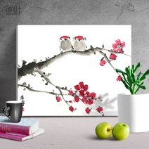 9타입 동양화그리기 대형그림아크릴화 DIY명화 유화색칠하기 HS10, diy그리기2(DIH10)_50x65_골드색프레임
