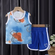 SIMPLIFY 아동 나시 세트 민소매 나시 반바지