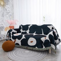 모던 양면 소파커버 패브릭 태피스트리 2size, 제라늄 180x130cm