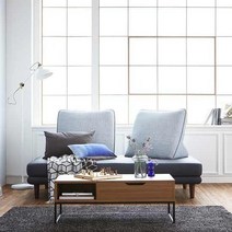 한샘몰pick 씨엘로 브런치 가죽 소파베드 2종/택1, A 데일리그레이(A)