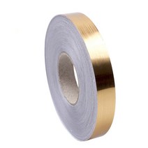 밴드실러 밴딩기 박스포장기계 50m롤 브러시 골드 실버 바닥 테두리 방수 솔기 벽 스티커 틈새 천장 홈 인테리어 자체 접착 타일 테이프, 25cm+gold+50M