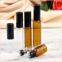 3ml 5ml 10ml 롤러볼 향수 공병 롤온 롤러헤드 금속볼, 기본, 투명 - 5ml