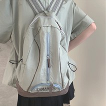 연이랜드 Y2K 나일론 백팩 여성가방