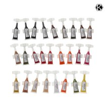 (1색상5개입) 세피아 반영구색소 1회용 0.6ml 무독성 자가검사획득 일회용색소 반영구재료, 핑크블라썸