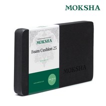 모크샤 폼쿠션 25 필라테스 패드, 블랙