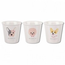 오븐락 도그 페이퍼 머그 220ml 3p 세트, 본상품선택