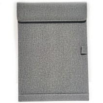 유피어 가죽 클립보드 A4 결제판 메뉴판, 자석클립보드, 그레이