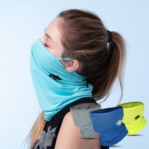 국산 쿨마스크 멀티스카프 코오롱 쿨론 소재 자외선 차단