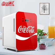 오베리굿 코카콜라 미니냉장고 미니음료수냉장고 1인용 초미니 온도조절 20L 레드, 20L 레드 일반형