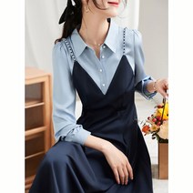고급 빅사이즈 봄 코디 여성원피스 정장 단정한 데일리룩 결혼식하객룩 상견례 캐주얼