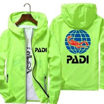 남성 여성 스쿠버 드라이버 PADI 윈드 브레이커 파일럿 얇은 반사 선 스크린 울트라 라이트 자켓 코트 비행 남성 특대 7XL