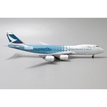 JC Wings EW4748005 케세이퍼시픽 보잉 B747-8F B-LJA Hong Kong Trader 항공기 비행기 모형