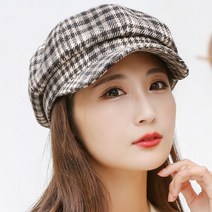 시크벤 여성 패션 베레모 챙모자 가을 겨울 외출 방한 방풍 팔각모 헌팅캡 빵모자