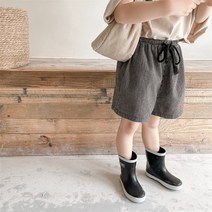 하랑이네 또또샵 유아동 면 마 체크 반바지 여아 남아 공용 키즈 팬츠 등원복 등원룩 마바지 면바지 평상복 외출복 나들이복 봄/여름 아동복 어린이 선물 남매룩 자매룩 형제룩 단체복