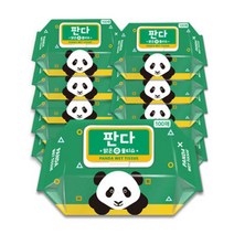 네이쳐스토리 소프트판다 아기물티슈 캡형, 10팩, 100매
