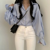케즈 스트라이프 커프스 셔츠_r