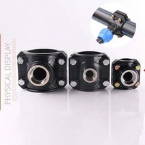 가정용호스 내열실리콘호스 베란다 수도 거치대 분사기 클램프 안장 배수 밸브 2550mm 폐수 파이프 클립 12 34 OD 호스 연결 피팅, 1, 50mm