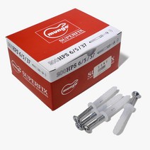 조립칼브럭 규격선택 앙카 칼블럭 단열재 문틀 고정못, 6x75