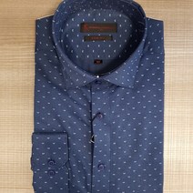 로베르따 [[특가세일]]강추!! 남성정장 슬림핏 구김없는 (가을겨울신상)사방스판 변형도트 프린트 케주얼셔츠RK42569