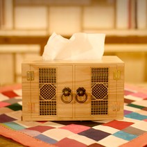 지엘그룹 전통창살문양 티슈케이스, 디자인변경