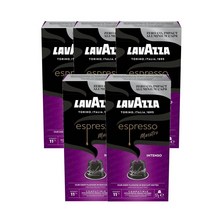 라바짜 에스프레소 인텐소 네스프레소 호환 커피 캡슐 10 팩 Lavazza Espresso Intenso Nespresso Compatible Coffee Capsules, 5팩