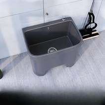 대걸레 개수대 걸레 싱크대 세척대 세정대 없소용, 올그레이시리즈 50길이 CS125+ 벽매립수전, 단일사이즈