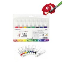 종이나라 염색물감 8색 7.5ml 패브릭 물감