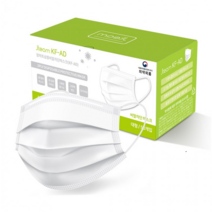 (100매)제이팀 덴탈 kf-ad / 대형 화이트 국산 일회용 비말차단 100매, 50개입, 2개