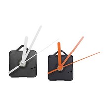 2pcs 교체 벽시계 손 DIY 수리 부품 진자 이동 메커니즘 쿼츠 시계 - 블랙 오렌지 & 흑백, 하나, 사진 색상