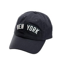 NYFASHION101 유니 NYC 뉴욕 시티 자수 조절 가능한 로우 프로파일 캡 카키 11개. One Size, 01 Charcoal Gray