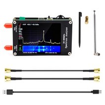 휴대용 소형 스펙트럼 분석기 스펙트럼 100khz 960mhz 신호 발생기 주파수 mfhfvhf uhf 입력 2.8인치 터치 스크린, 1개