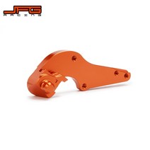 디스크로터 KTM EXC SX 0-5 Motard Supermoto 용 320MM 프론트 플로팅 브레이크 디스크 로터 브래킷 어댑터, 01 Orange