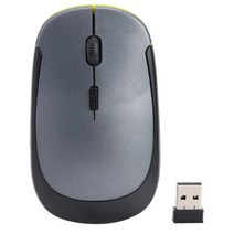 2.4G 무선 마우스 USB 2.0 수신기 슈퍼 슬림 미니 귀여운 광학 오른쪽 스크롤 노트북 PC 비디오 게임, [03] Grey