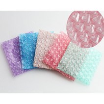 수다 하트뽁뽁이 에어캡, 20cm x 20cm (5개), 하트뽁뽁이베이비핑크