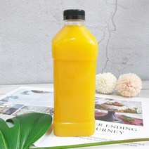 페트병 (또도독마개)사각쥬스페트 1000ml 1개(마개색상 5가지), 35파이 검정