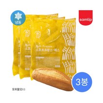 삼립 냉동 소프트프랑스 바게트빵 3봉 50gx30개입