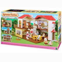 [실바니안패밀리] 5302-불이 들어오는 빨간지붕 이층집(CP), 상세 설명 참조