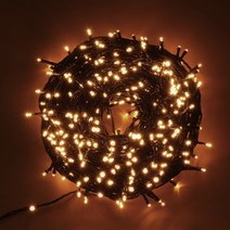 500구 LED 지니전구(50M) 웜색 (전원잭포함)/장식/인테리어/감성캠핑/트리전구/무드등/조명 녹색선, 상세페이지 참조