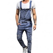 남성 점프수트 청 작업복 데님 밀리터리 워크웨어 빈티지 오버롤 레트로 여름 남성 63