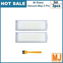 Filter For Xiaomi Mi Robot Vacuum-Mop 2 Pro Lite MJST1SHW MJSTL Mop Cloth Main Side Brush Pares Miji, CHINA, Hepa Filter 2pcs