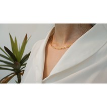 [난쟁이공장] 써지컬 클립 체인 목걸이