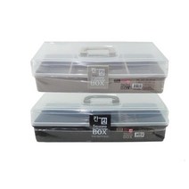 핸디칸칸스퀘어 BOX 중 블랙 다용도 수납함, 1