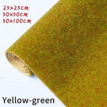 인조 잔디 조경 잔디 매트 모델 기차 not adhesive 풍경 레이아웃 잔디 디오라마 액세서리 25x25 50x50cm 50x100cm, 연두색