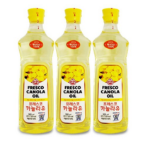 오뚜기 프레스코 카놀라유, 900ml, 3개