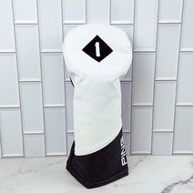 골프 클럽 커버 드라이버 우드 유틸리티 헤드커버 일자형 반원형 퍼터 커버 골프채 클럽 헤드커버, 드라이버-블랙
