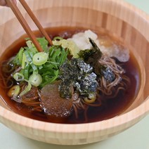 냉모밀밀키트 냉모밀 육수 면 소스 소바 메밀소바 메밀면 메밀 무즙 파 김 고추냉이 와사비 세트 2인분 일산비빔마켓, 1개
